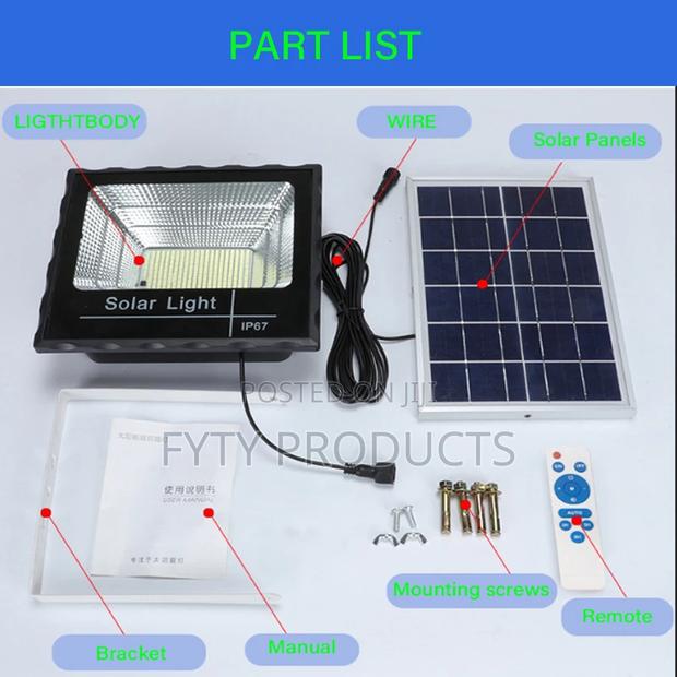 500w Solar Fllod Light Ip65