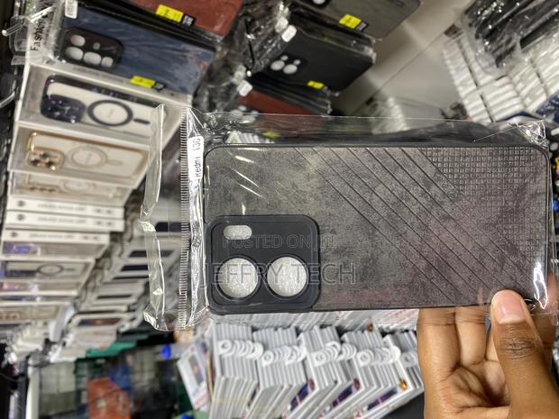 Kobi Basic Leather Case for Redmi 13c With Silicone Ends - thumbnail 3