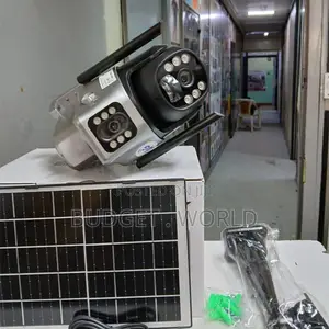 Wide-Angle Lens Solar PTZ Cam Motion Alert V380pro Camera.