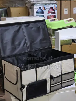 Beige Large Capacity Boot Multi-Tool Storage Organizer /