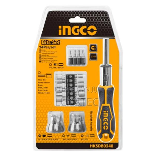 Ingco Hksdb0248 24-piece Screwdriver Set.