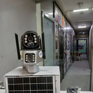 CCTV Cam Waterproof Ip66 4g Sim Card Dual Lens PTZ 8mp
