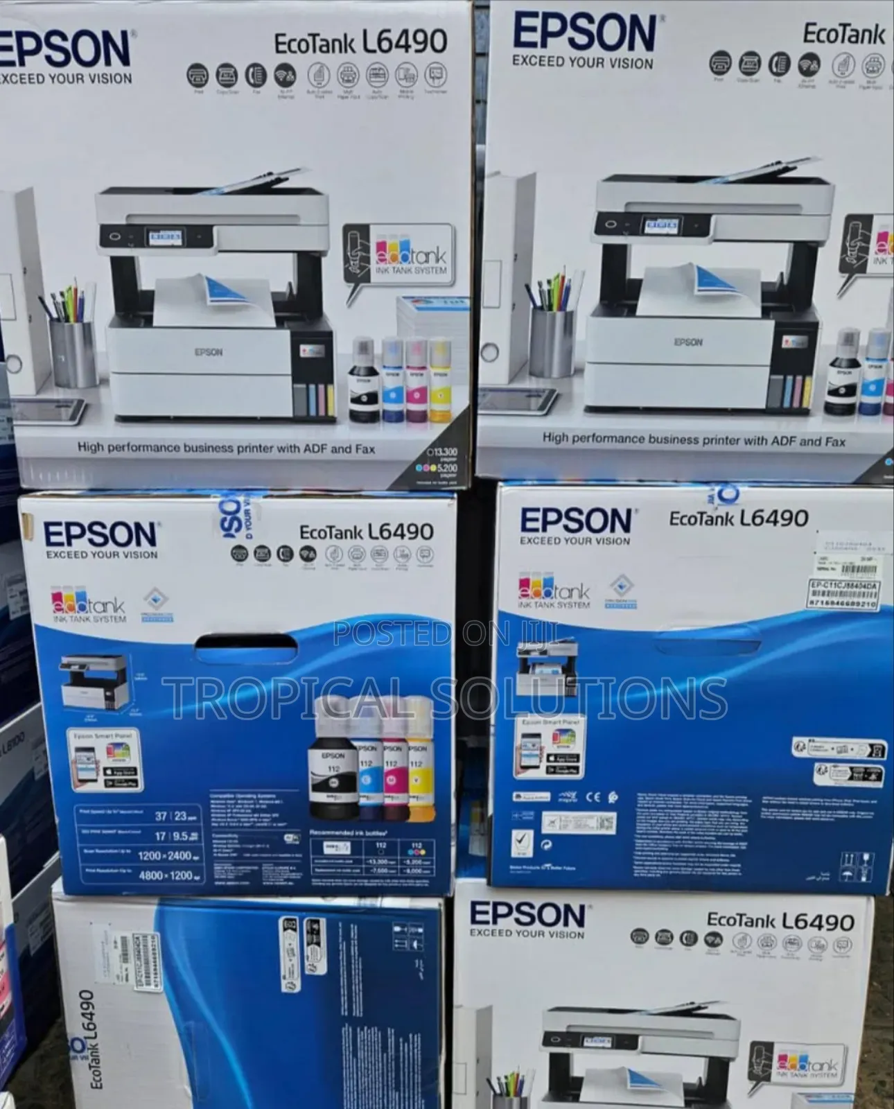 Epson L6490 Inkjet Printer, Epson L6490 (Print,Scan,Copy)