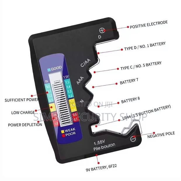 Universal Digital Battery Tester Bt-886 Portable LCD Voltage - thumbnail 4