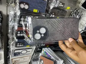 Boear Leather Finish Back Case With Silicone for Tecno Pop 9