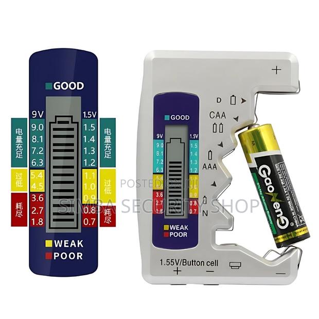 Digital Battery Tester Meter Voltage Measurer Analyzer Gift - thumbnail 5