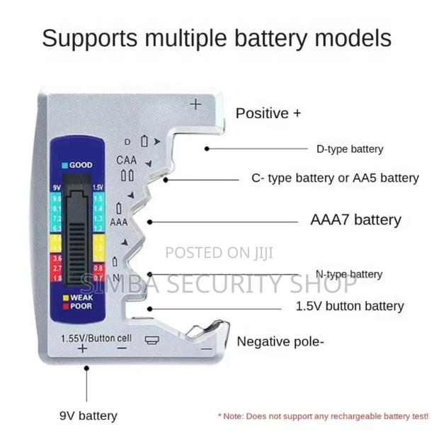 Digital Battery Tester Meter Voltage Measurer Analyzer Gift - thumbnail 6