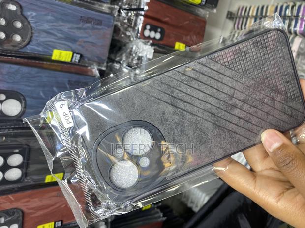 Stitch Tecno Pop 9| Leather Soft Finish Back Cover - thumbnail 3