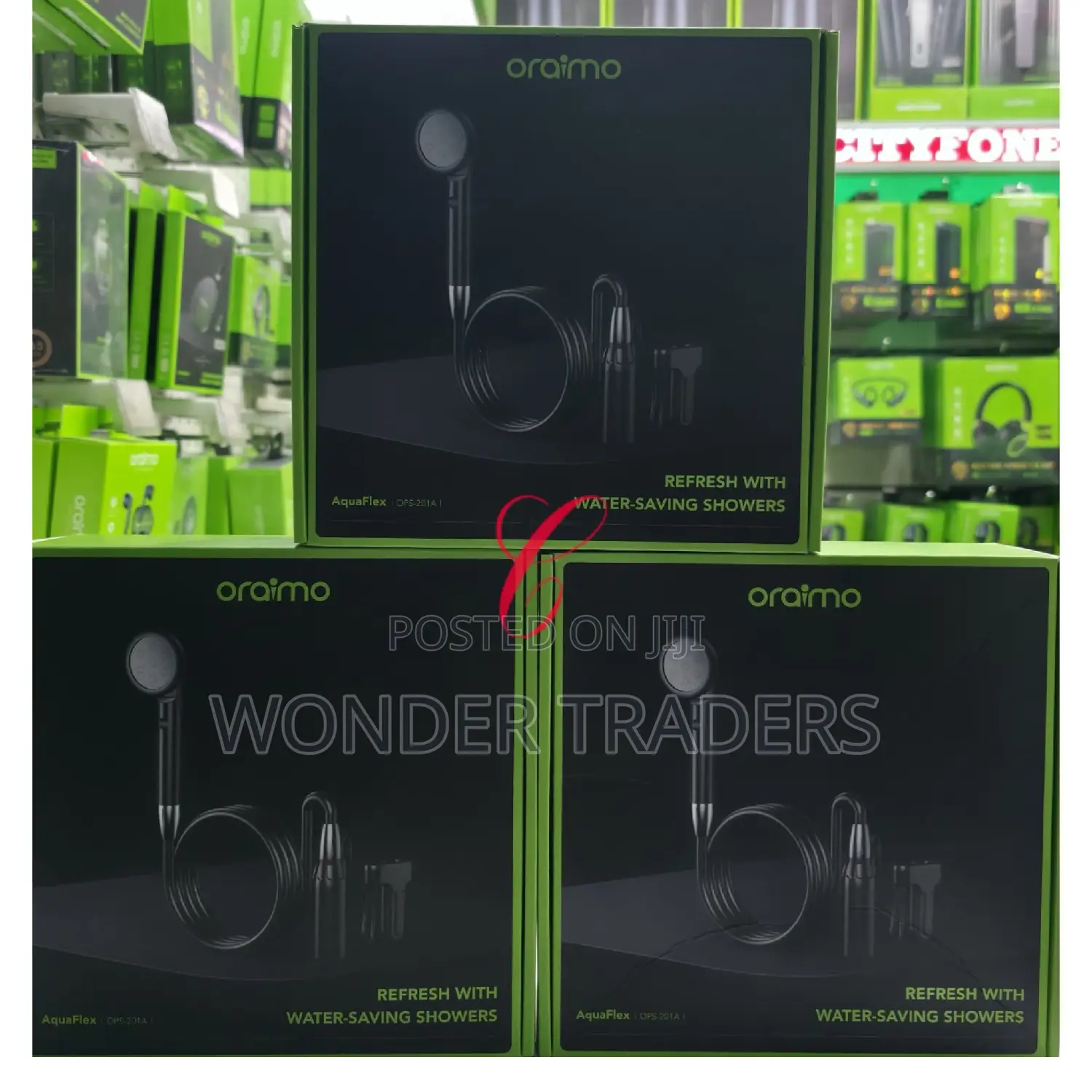 Oraimo Aquaflex Ops-201a Portable Rechargeable Shower Pump