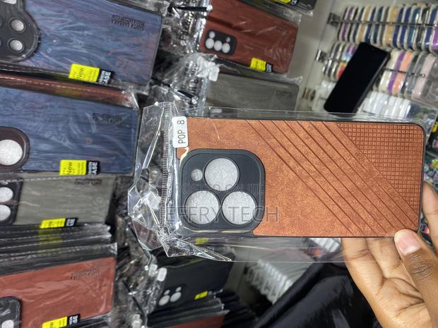 Dyetee Tecno Pop 8 Silicone Phone Leather Case - main view