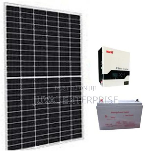 1.5kw Hybrid Solar System With a Lithium Battery - main view