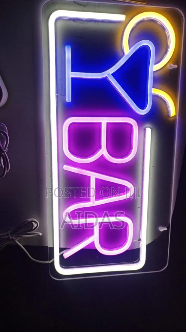 Neon Bar Cocktail Sign - thumbnail 2