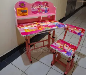Adjustable Kids Study Table and Chair Children Desk