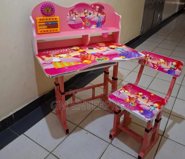 Adjustable Kids Study Table and Chair Children Desk