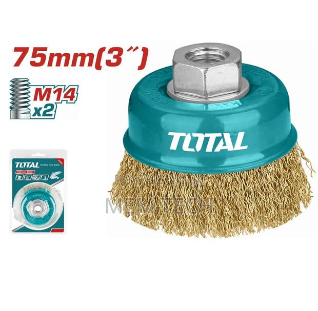Total Wire Cup Brush
Dia: 75mm, 3" - main view