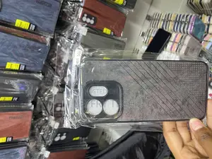 Shant Pu Leather Phone Back Case for Infinix Hot 50i