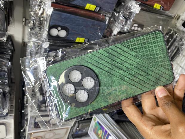 Hantim Leather Finish Back Case for Tecno Spark 30 - main view