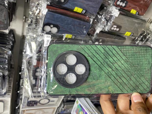 Hantim Leather Finish Back Case for Tecno Spark 30 - thumbnail 3