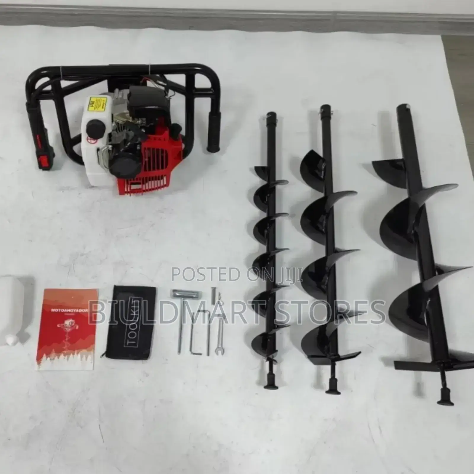 Gasoline Digging Auger With Anti Slip Dual Handle Design