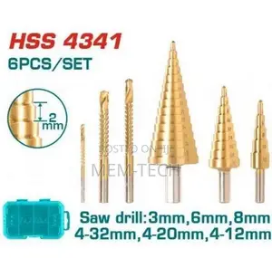Total Tacsd2061 Step Drill Bit Set
3 PCS
