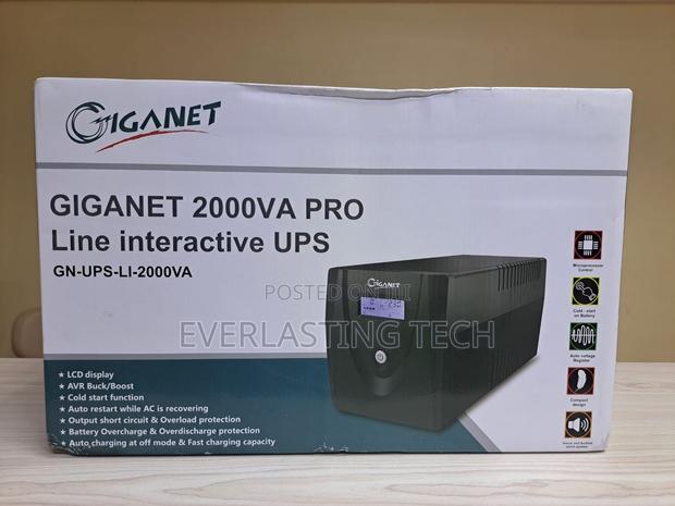 Giganet 2000va Line Interactive Ups With Simulated - thumbnail 3
