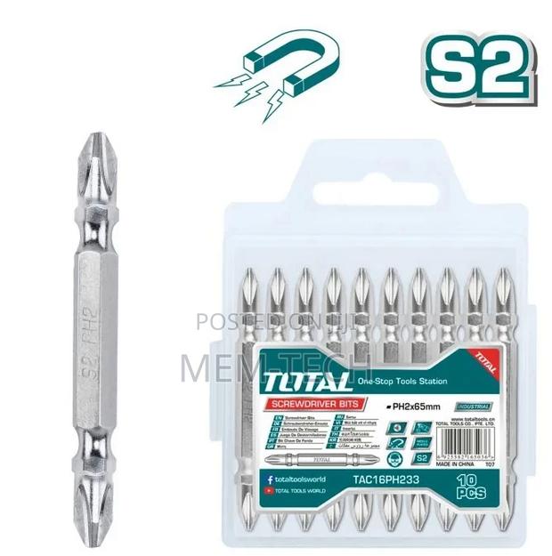 Total Tac16ph233 Screwdriver Bits
Ph2, 65mm,10pcs/Set - main view
