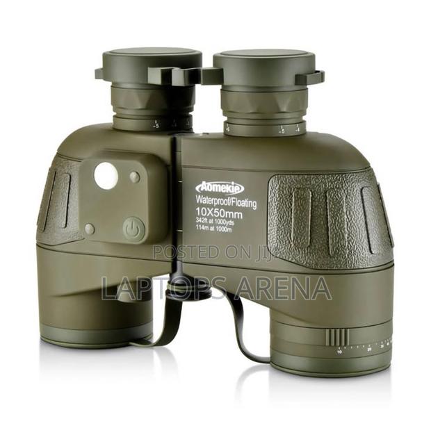 Marine Binoculars With Rangefinder Compass Bak4 Prism - main view