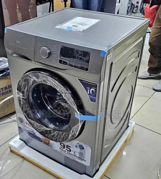 TCL 10kg Wash and Spin Front Load Washing Machine - main view