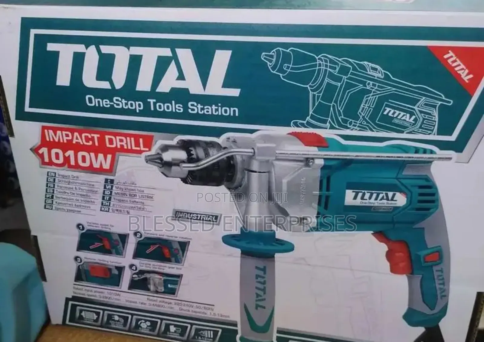 1010 Watts Impact Drill/Total Impact Drill