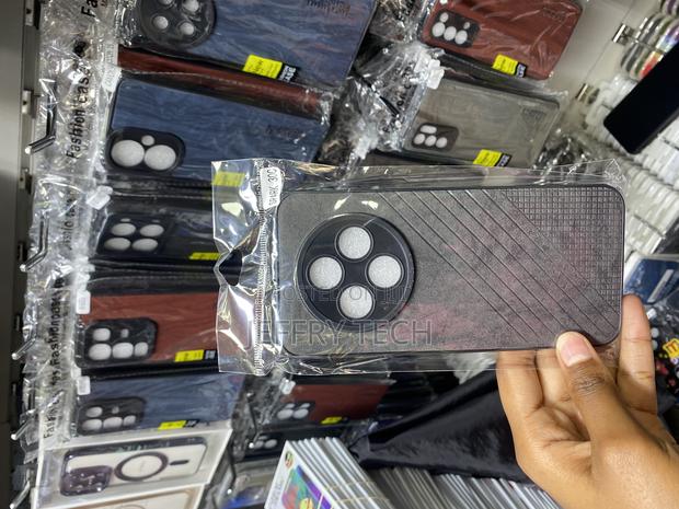 Imaginey Tecno Spark 30c Leather Case With Silicone Ends - main view