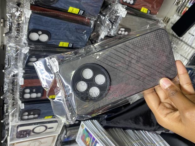 Imaginey Tecno Spark 30c Leather Case With Silicone Ends - thumbnail 2