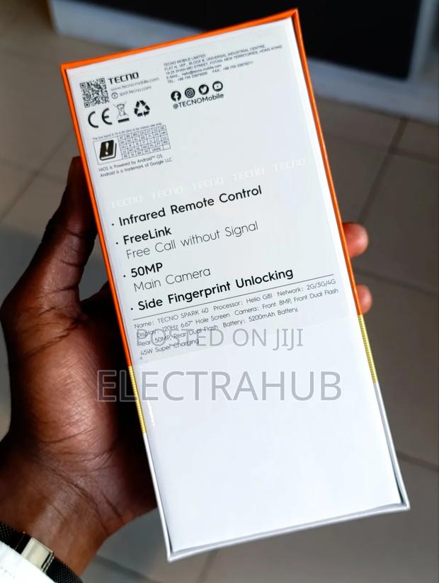 New Tecno Spark 40 128 GB Black - thumbnail 2