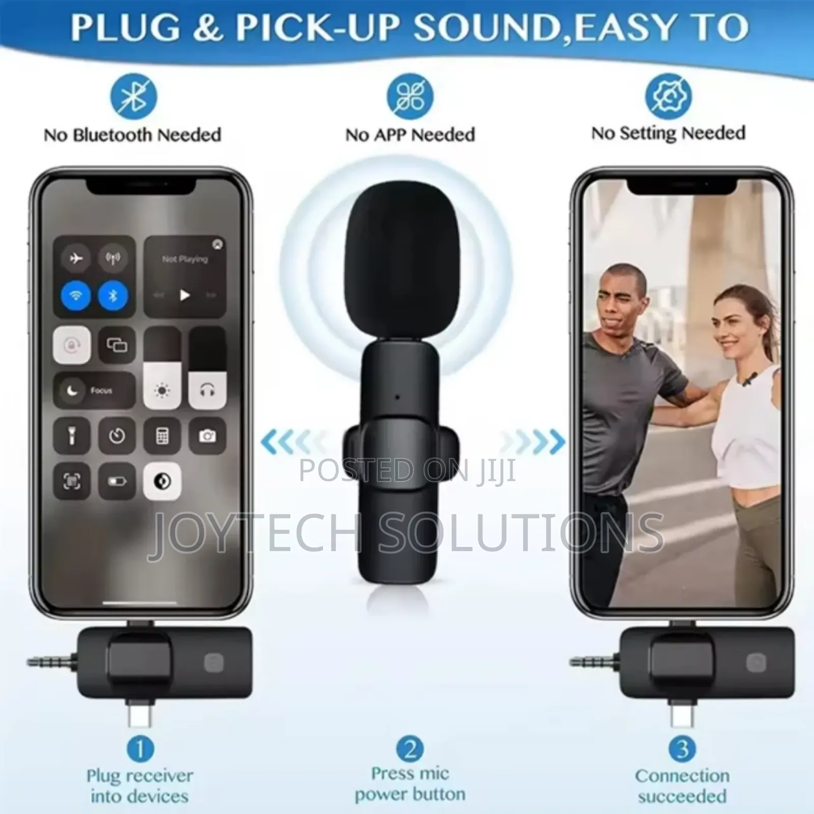 3-1 Wireless Microphone Video Recording Microphone