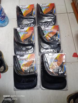 4pcs Universal Mud Flaps / Plain Black, Toyota, Nissan - thumbnail 2