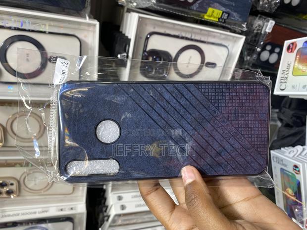 Elubugod Ase for Tecno Camon 12 Pu Leather Back Case - main view