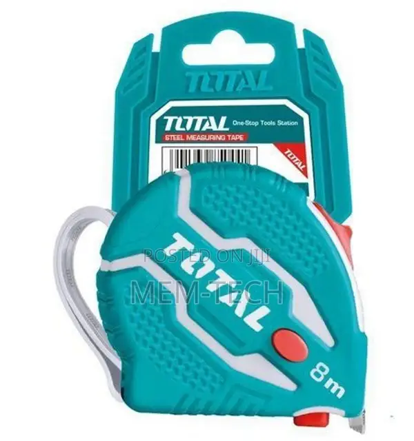 Total Tmt126081 Steel Measuring Tape 8mx25mm