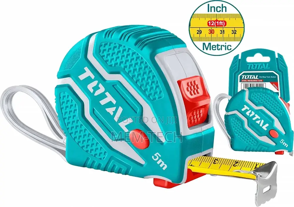 Total Tmt126052 Steel Measuring Tape 5mx25mm
