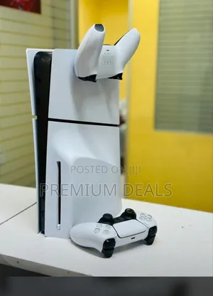 Ps5 Slim With Two Controllers and Fc25.