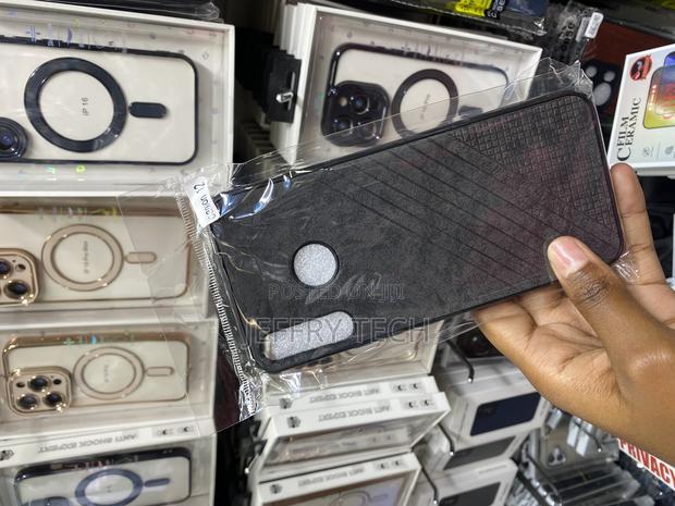 Mesh Pu Soft Finish Leather Tecno Camon 12 Back Case - thumbnail 2