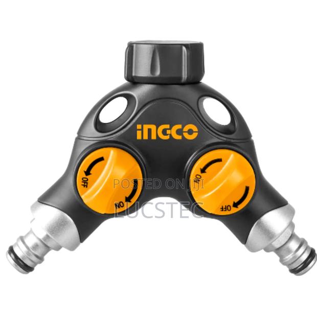 Ingco Hhc1201 Deluxe 2-way Hose Connector, - thumbnail 2