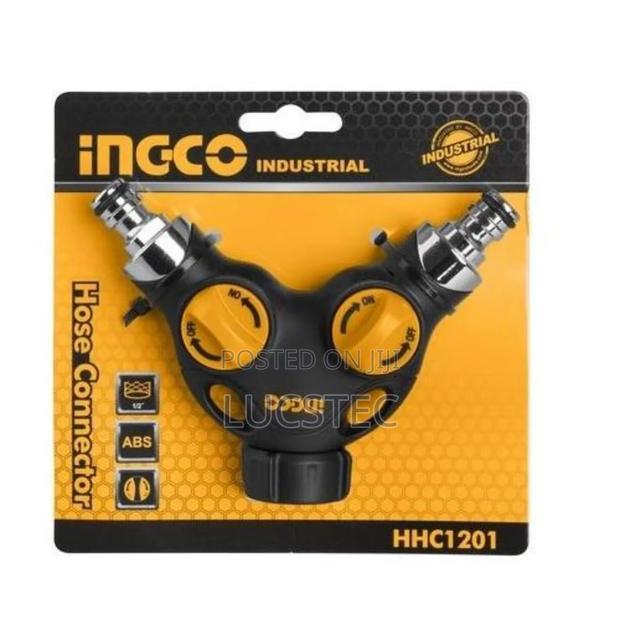 Ingco Hhc1201 Deluxe 2-way Hose Connector, - thumbnail 3