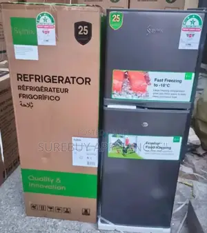 Syinix 210l Double Door Fridge – 3-Star Energy Efficient