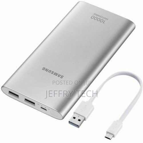 Samsung Powerbank With 2 USB Ports - 10,000 Mah - Silver
