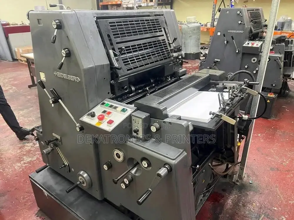 1 Color Heidelberg Gto 52 Offset Printing Press