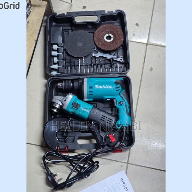 Makita Drill + Angle Grinder Combo - main view