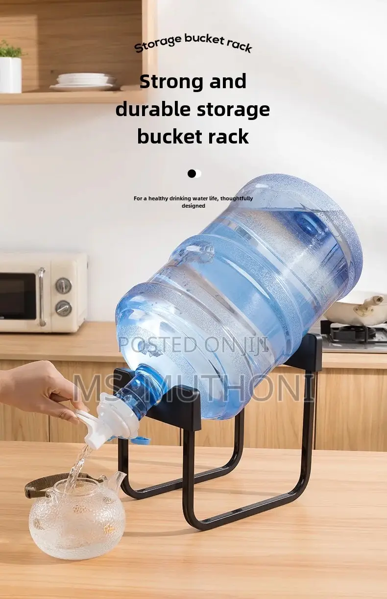 Direct Water Bucket Stand Iron Frame + Faucet