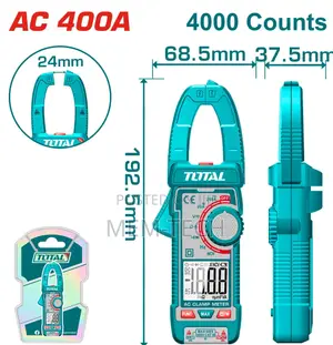 Total Tmt762001 Digital Ac 400a Clamp Meter 4000 Counts