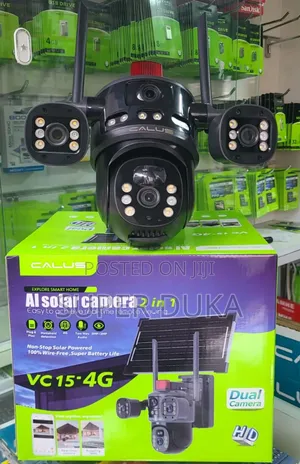 Cctv, Solar 4g Sim Card Camera.Dual Calus Vc15-4g.2 in 1 PTZ