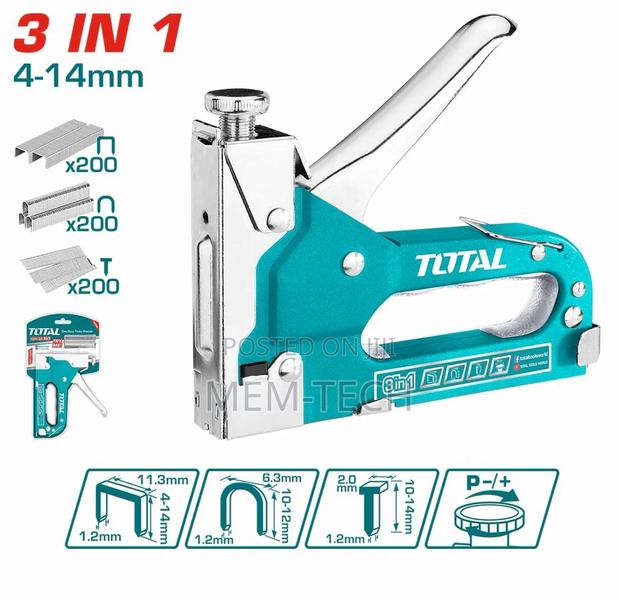 Total Tht31143 3 in 1 Staple Gun - main view