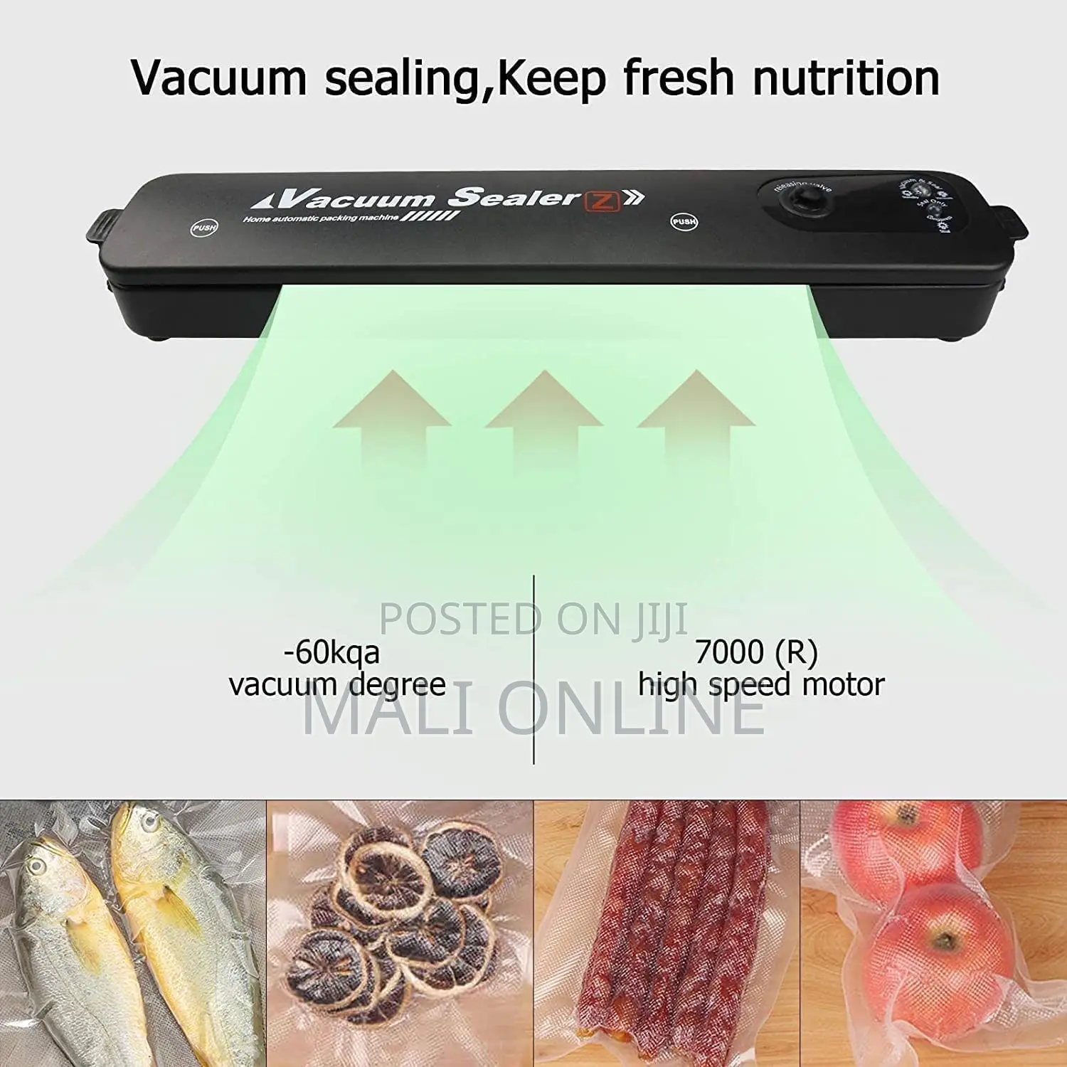 Automatic Vacuum Sealer Machine With Dry & Moist Modes